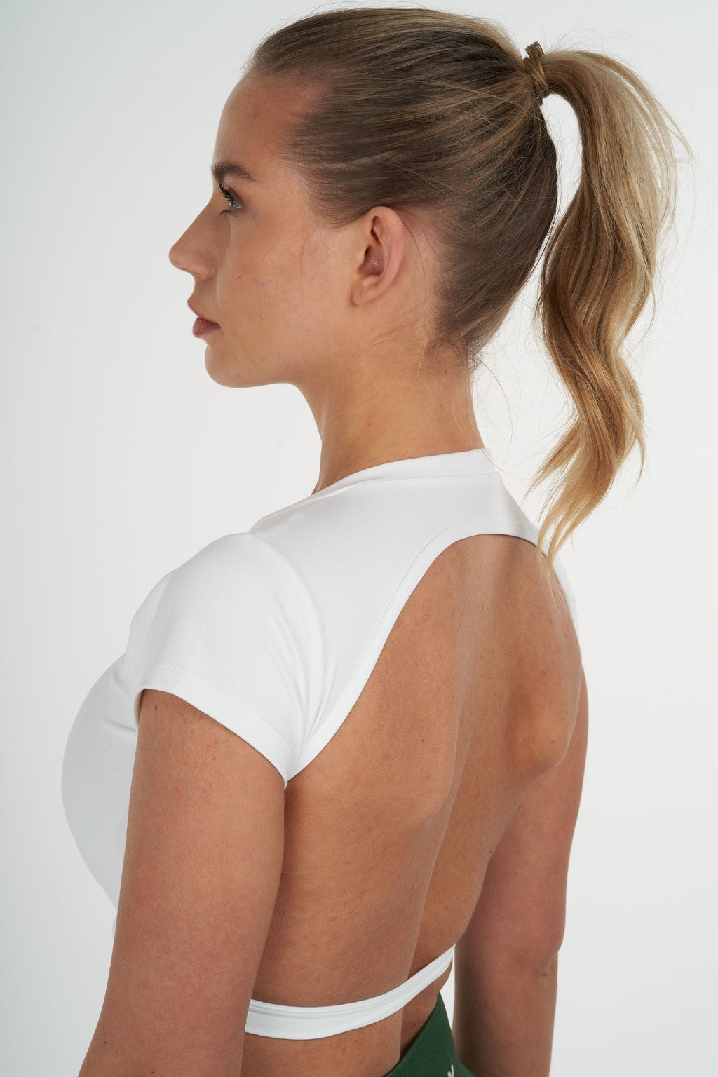 Backless Top | White