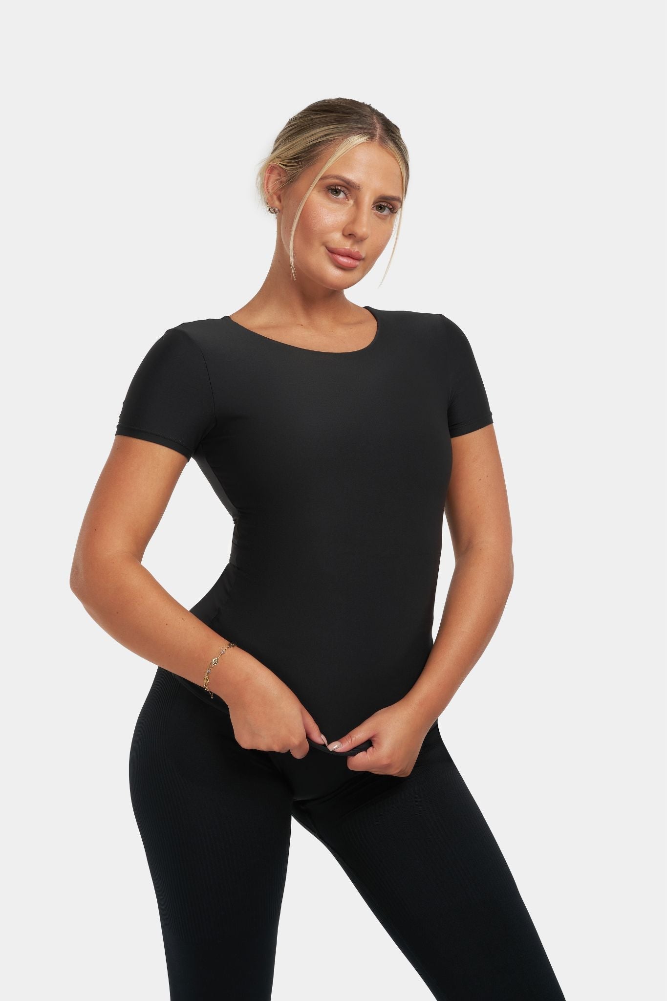 Short Sleeve Top | Black