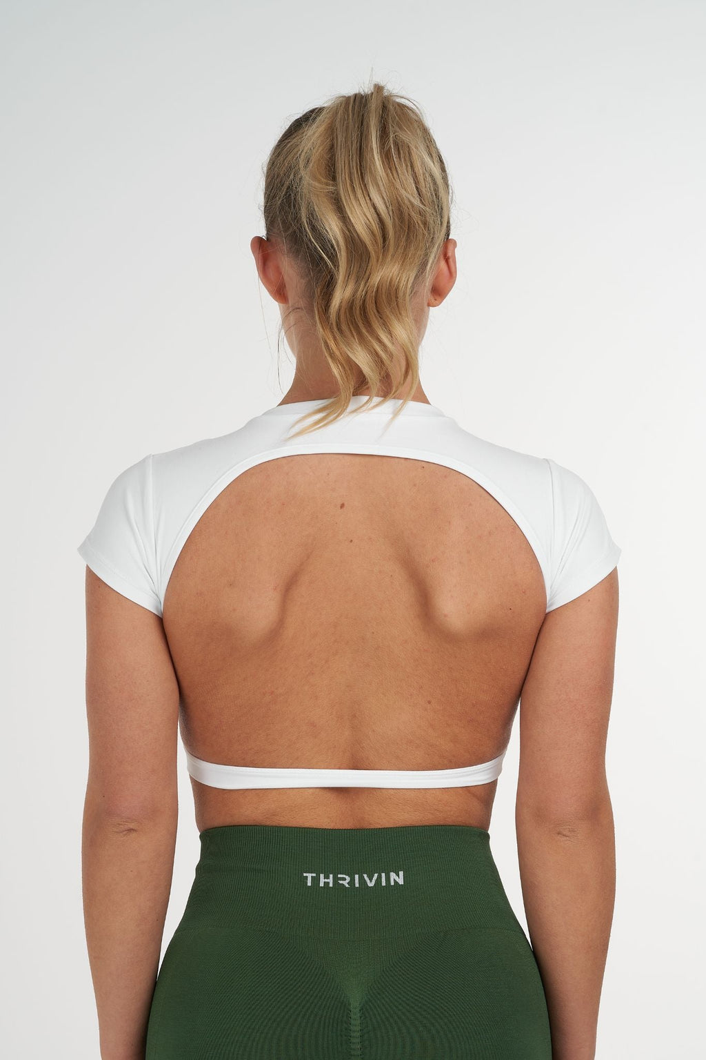 Backless Top | White