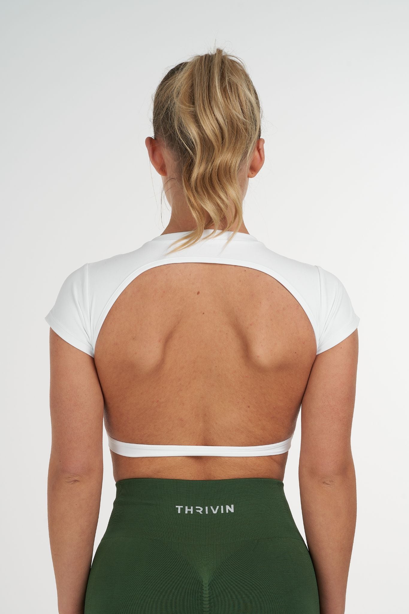 Backless Top | White