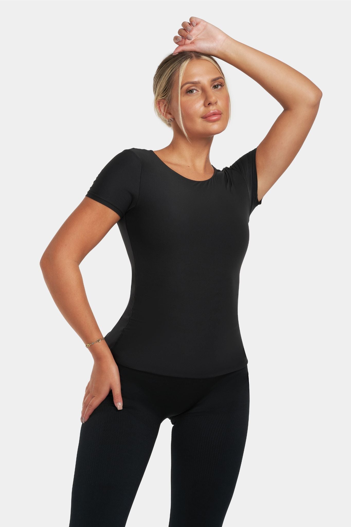Short Sleeve Top | Black