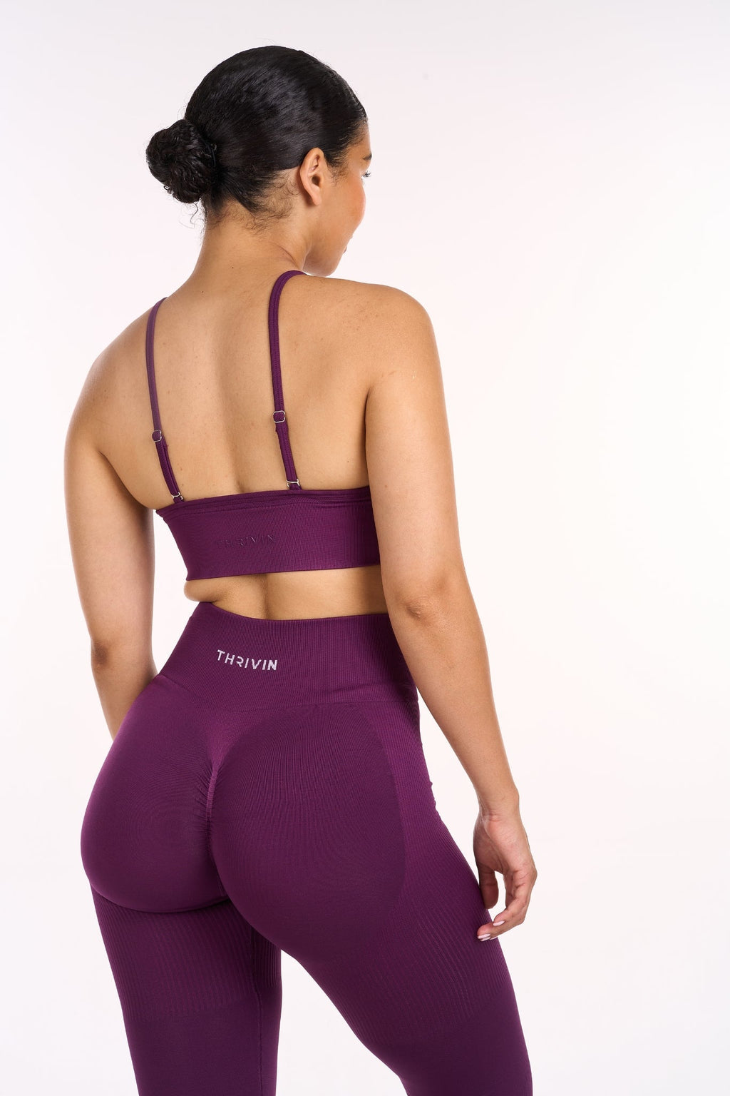 Multi-Way Sculpt Seamless Top | Plum