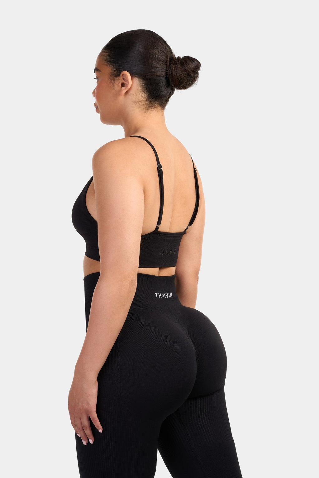 Multi-Way Sculpt Seamless Top | Black