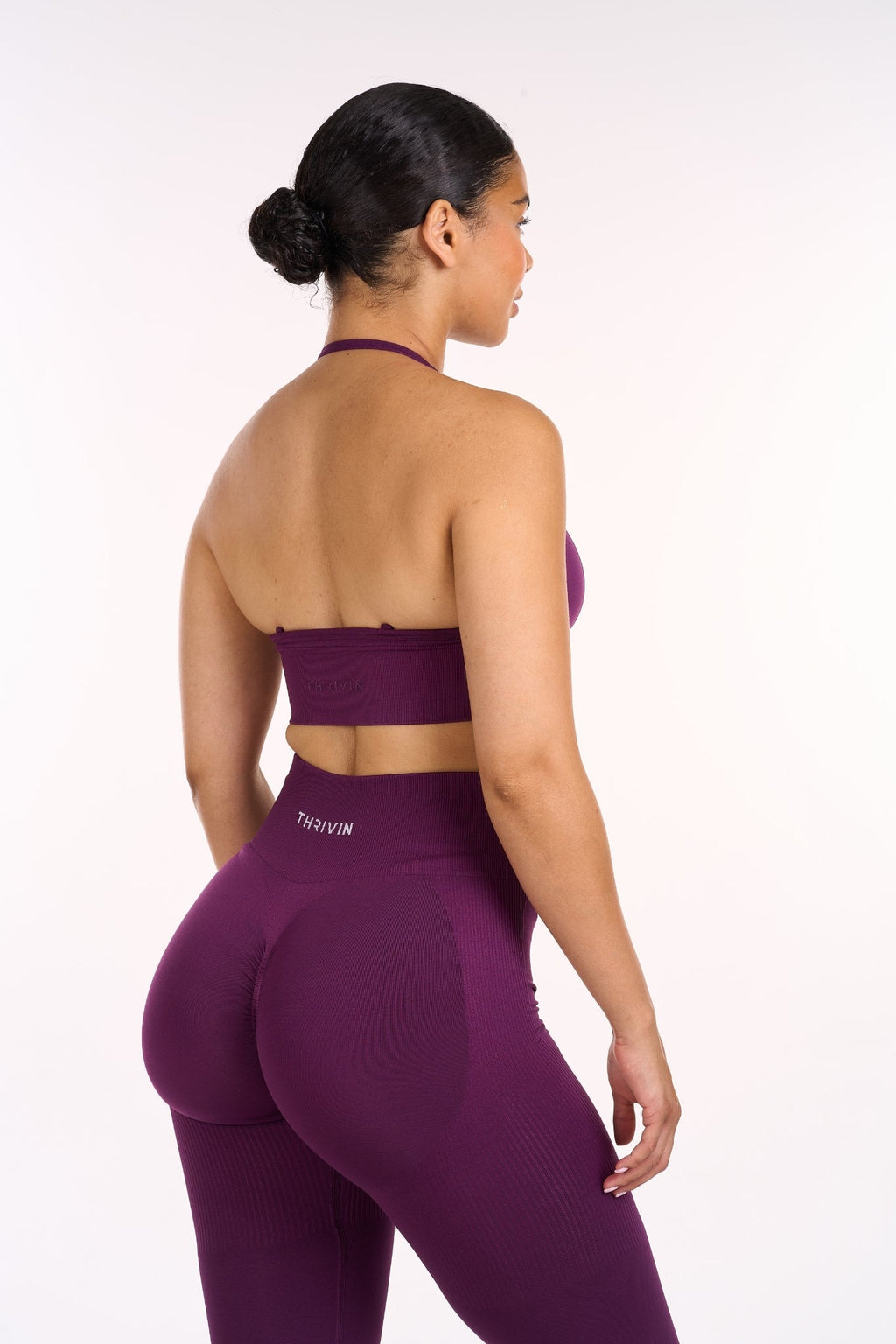 Multi-Way Sculpt Seamless Top | Plum