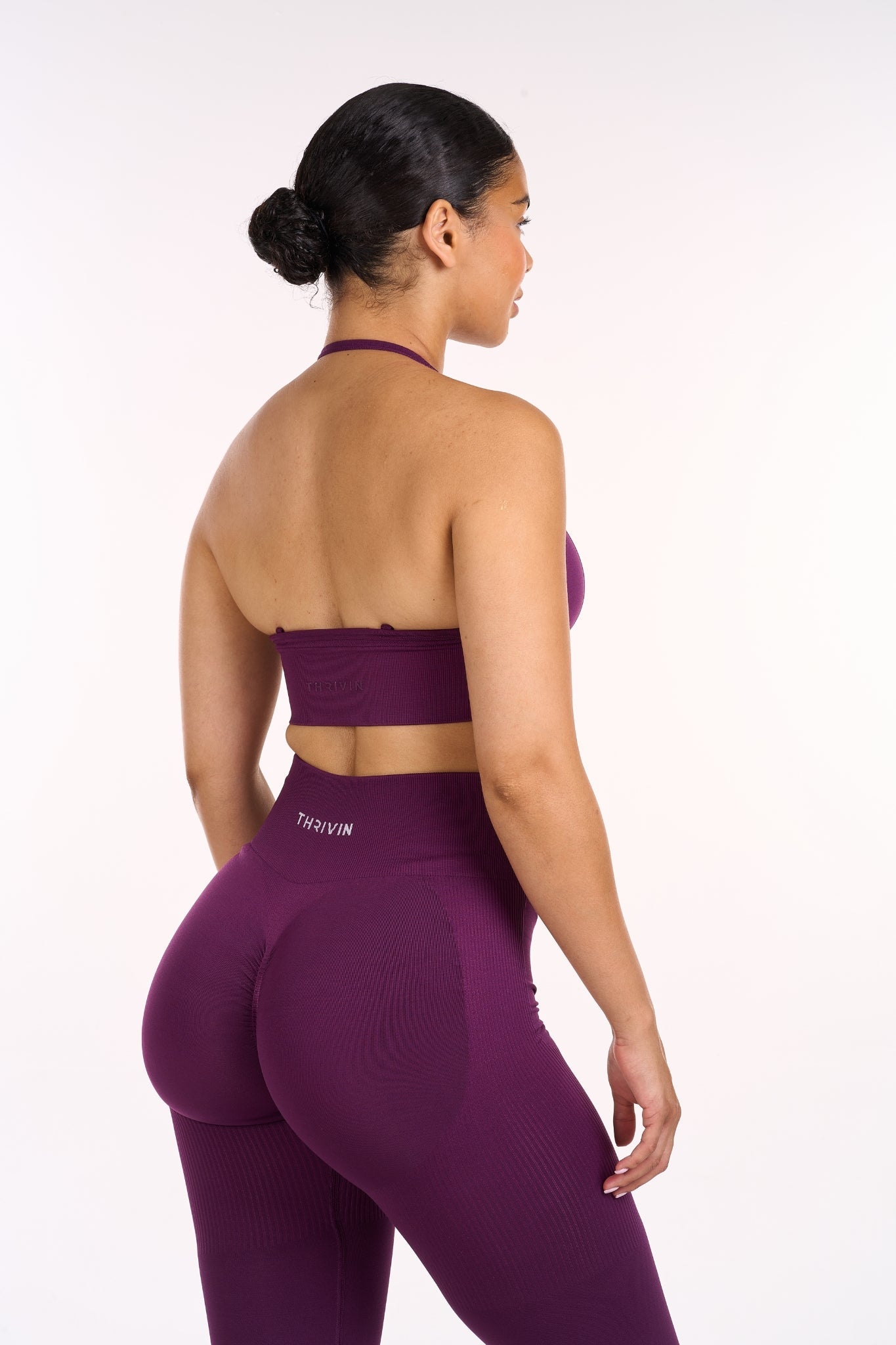 Multi-Way Sculpt Seamless Top | Plum
