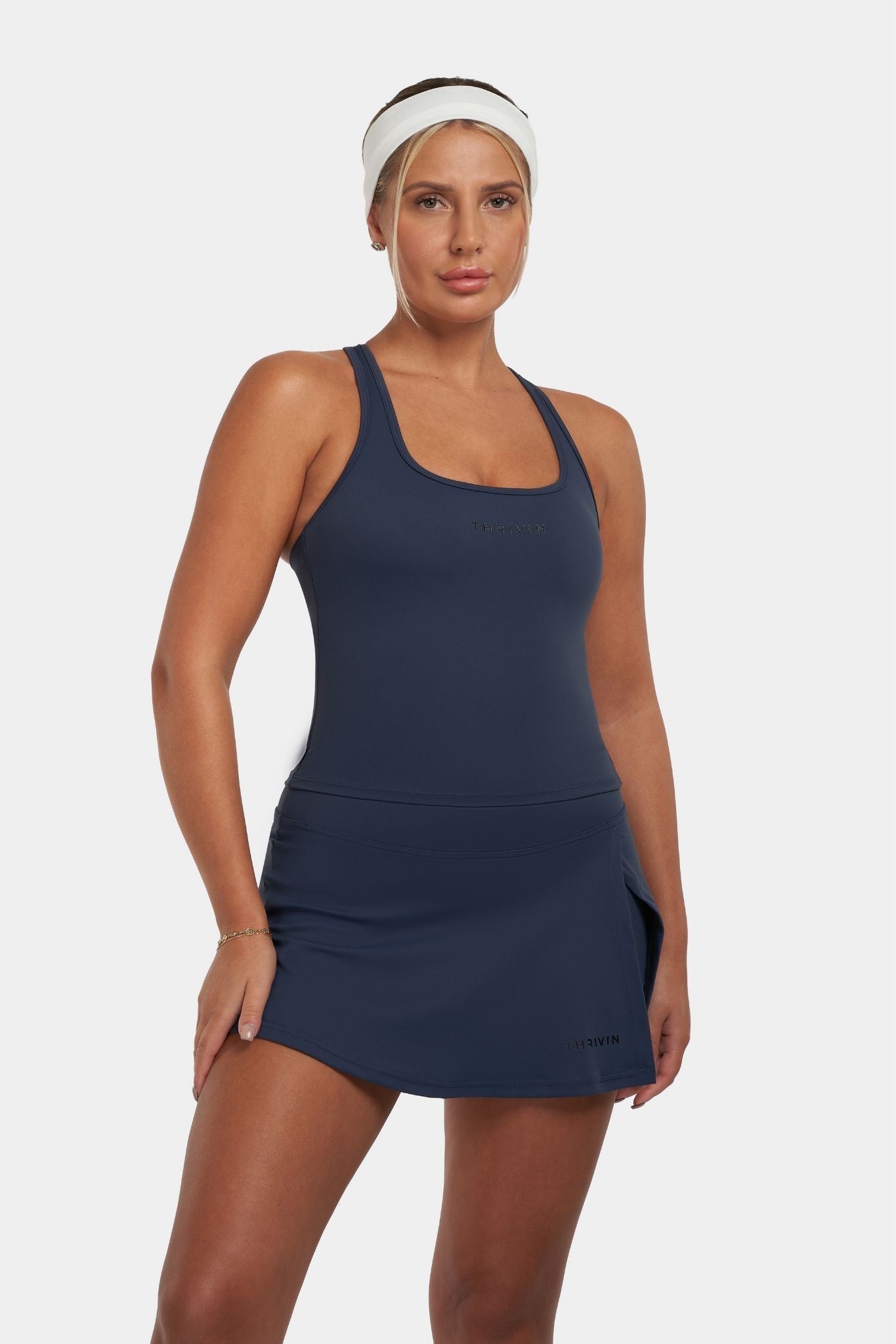 Timeless Temptation Racket Edition | Navy Blue Skirt