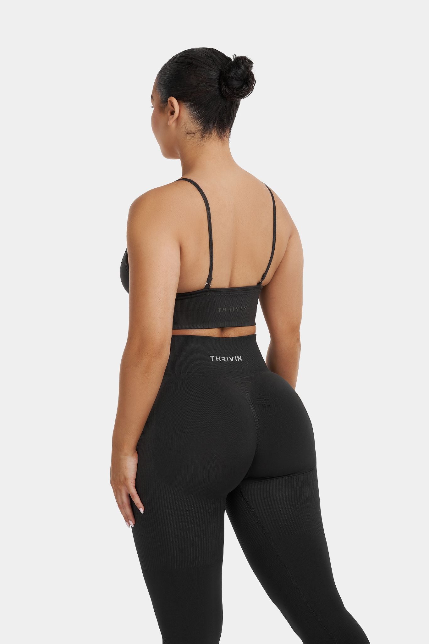 Multi-Way Sculpt Seamless Top | Charcoal Grey