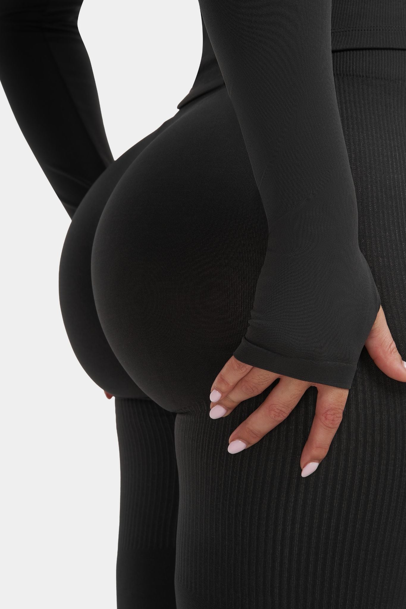 SculptV2 Ribbed Contour Leggings - Charcoal Grey