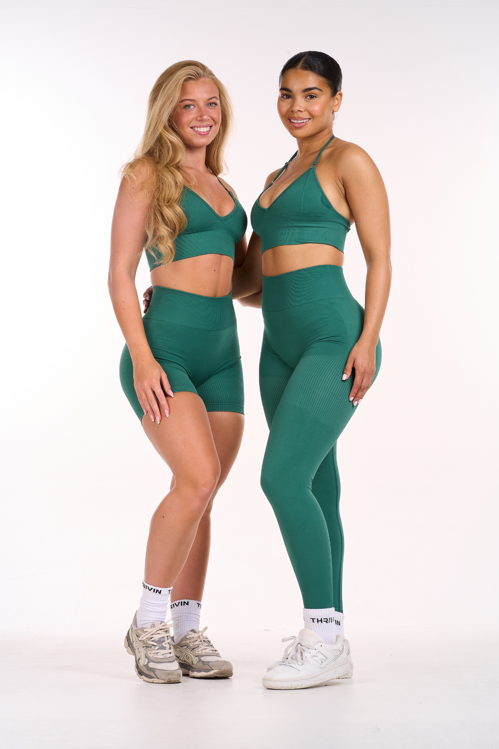 SculptV2 Ribbed Contour Leggings - Emerald Green