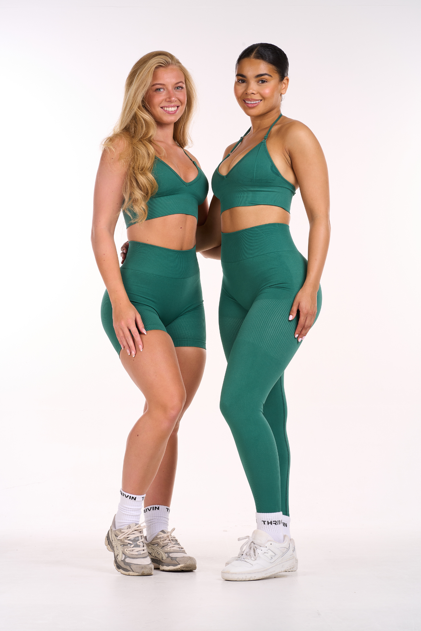 SculptV2 Ribbed Contour Leggings - Emerald Green