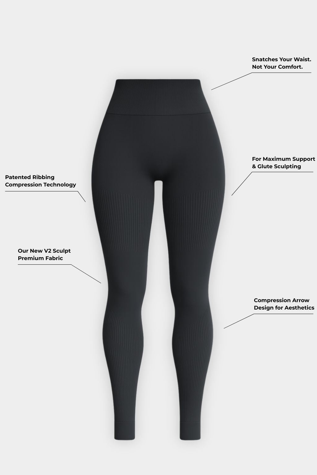 SculptV2 Ribbed Contour Leggings