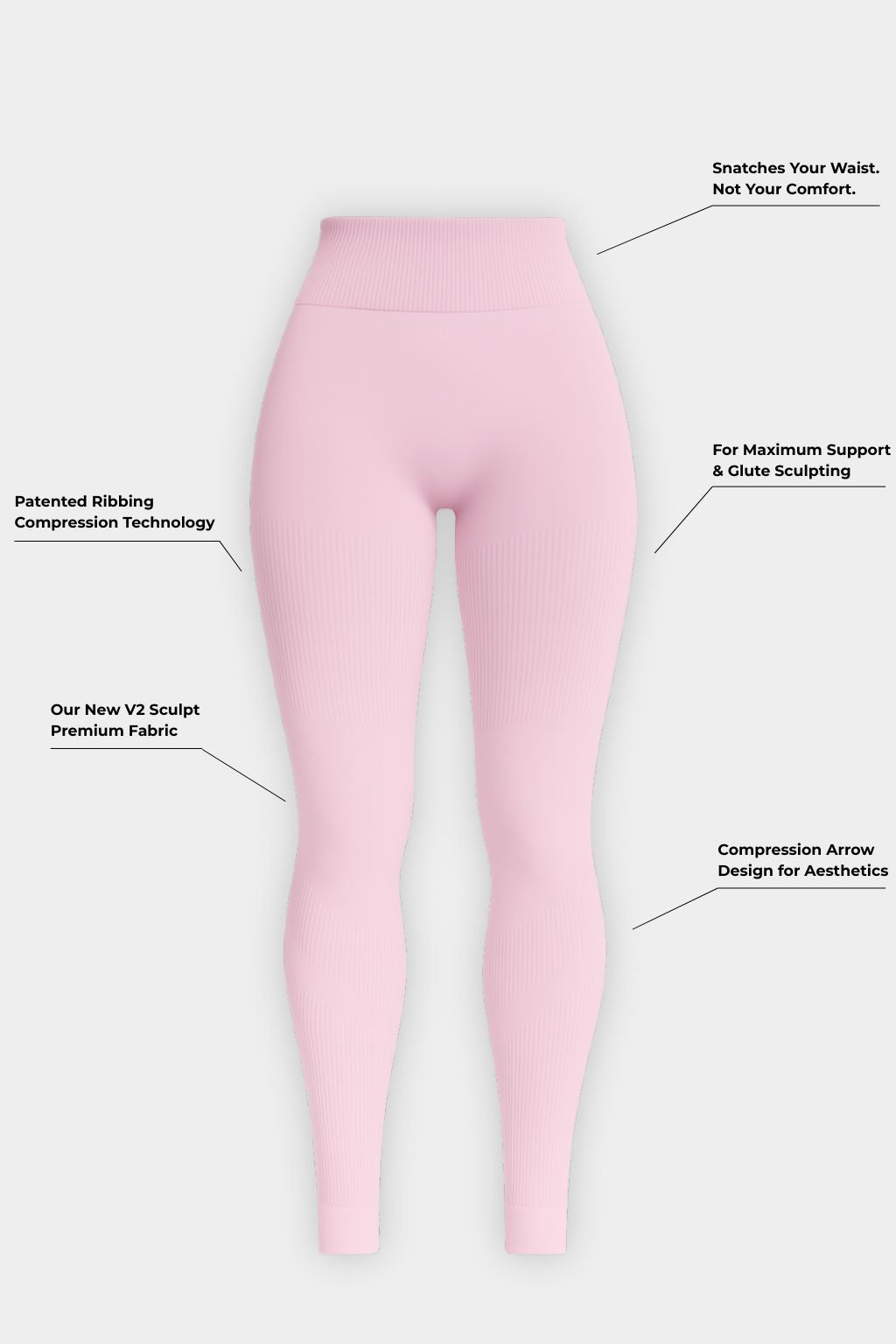 SculptV2 Ribbed Contour Leggings