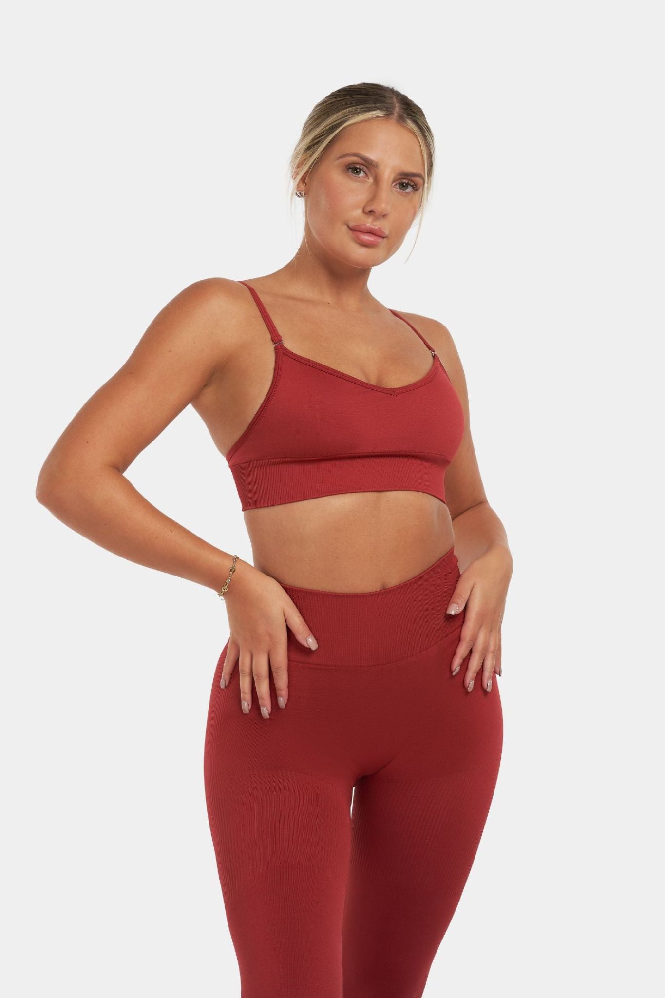 Multi-way Sculpt Seamless Top | Cherry Spice