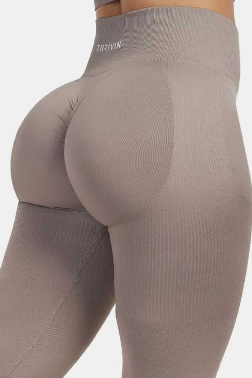 SculptV2 Ribbed Contour Leggings - Khaki